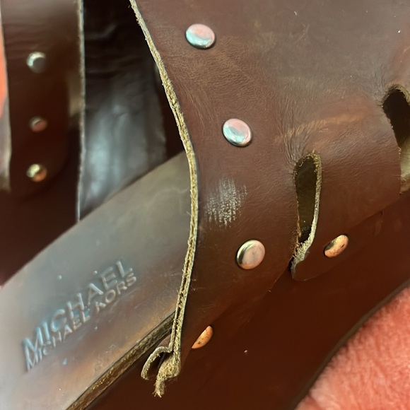 Michael Kors Size 10 Brown Sandal - Picture 7 of 8